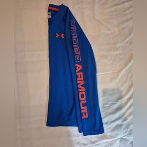 Under Armour Boy's Blue Long Sleeve Shirt